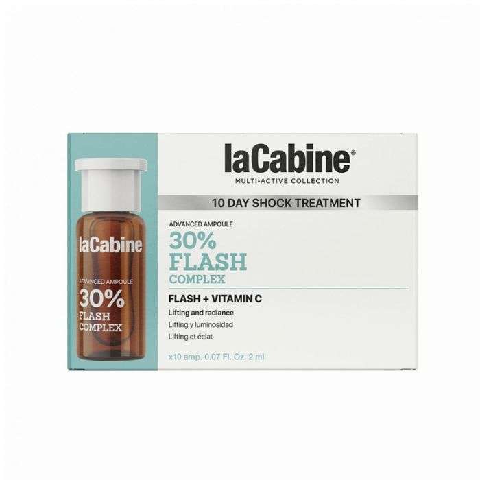 LA CABINE 10 JOURS TRAITEMENT 30% FLASH COMPLEXE 10 AMPOULES