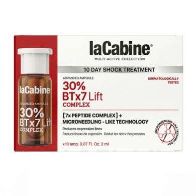LA CABINE 10 JOURS TRAITEMENT 30% BTX7 LIFT COMPLEXE 10 AMPOULES