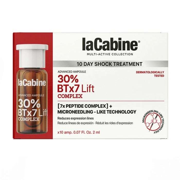 LA CABINE 10 JOURS TRAITEMENT 30% BTX7 LIFT COMPLEXE 10 AMPOULES