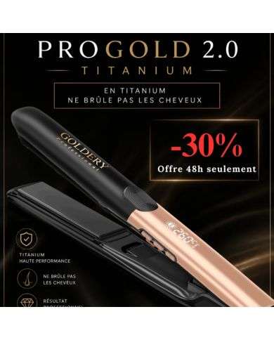 GOLDERY LISSEUR PROFESSIONAL TITANIUM IONIC PROGOLD 2.0