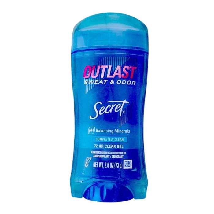 SECRET OUTLAST ADVANCED ANTI TRANSPIRANT DEODORANT 72 H CLEAR GEL 73 G