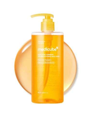 MEDICUBE KOJIC ACID TURMERIC VITA BRIHTENING BODY WASH 400 ML