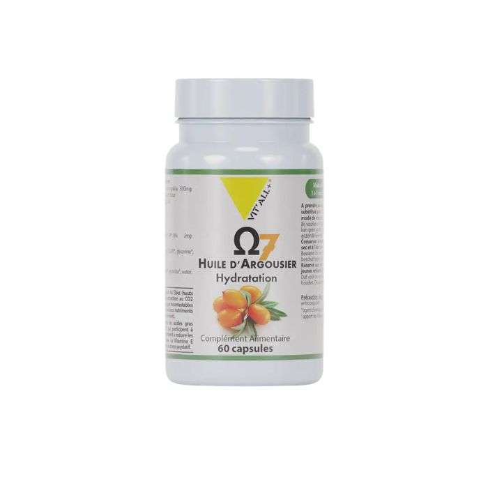 VITALL+ HUILE D ARGOUSIER HYDRATATION 60 CAPSULES