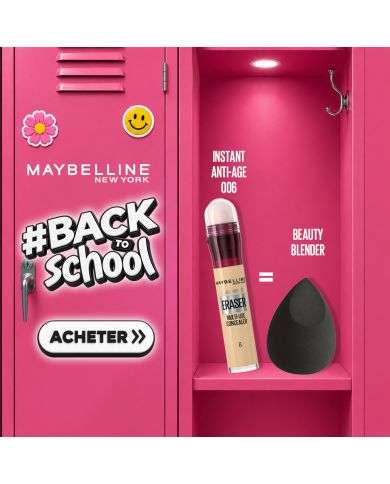 MAYBELLINE OFFREERASER INSTANT ANTI AGE ANTI CERNES + BEAUTY BLENDER OFFERT