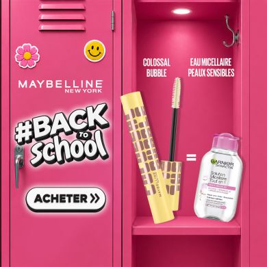 MAYBELLINE PACK COLOSSAL BUBBLE MASCARA + SOLUTION MICELLAIRE VITAMINE C 100 ML