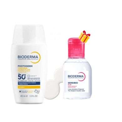 BIODERMA OFFRE PHOTODERM XDEFENSE ULTRA FLUID SPF 50+ INVISIBLE 40 ML + EAU MICELLAIRE 100ML OFFERTE