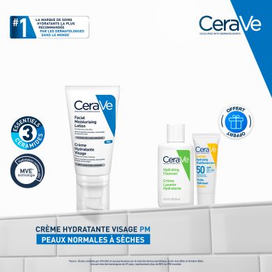 CERAVE CREME HYDRATANTE VISAGE PM 52 ML