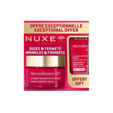 NUXE OFFRE MERVEILLANCE LIFT LA CREME POUDREE EFFET LIFTANT 50 ML + CREME CONCENTREE DE NUIT 15 ML OFFERT