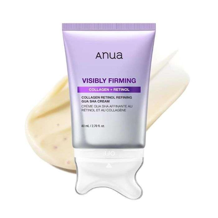 ANUA VISIBLY FIRMING COLLAGEN + RETINOL CREME GUA SHA AFFINANTE 80 ML