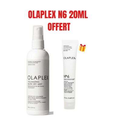 OLAPLEX OFFRE BRUME SECHE VOLUMISANTE 150 ML + OLAPLEX N6 20ML OFFERT