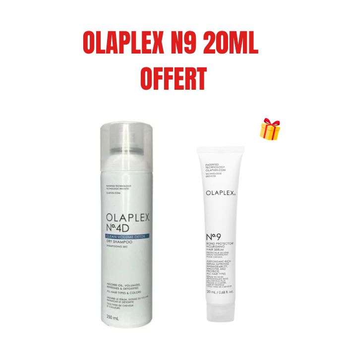 OLAPLEX OFFRE N 4D SHAMPOOING SEC VOLUME DETOX 250 ML + OLAPLEX N9 20ML OFFERT