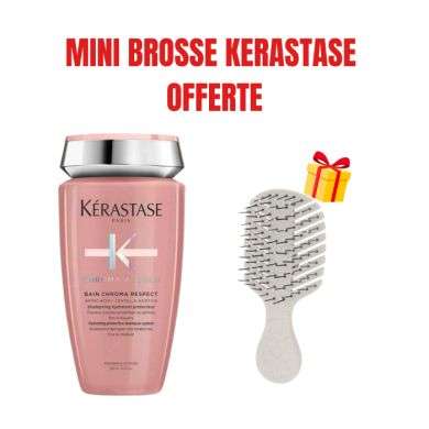 KERASTASE OFFRE CHROMA ABSOLU BAIN CHROMA RESPECT 250 ML + MINI BROSSE KERASTASE OFFERTE