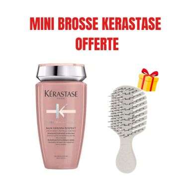 KERASTASE OFFRE CHROMA ABSOLU BAIN RICHE CHROMA RESPECT 250ML + MINI BROSSE KERASTASE OFFERTE