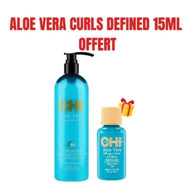 CHI OFFRE ALOE VERA CURLS DEFINED DEMELANT REVITALISANT 739ML + ALOE VERA CURLS DEFINED 15 ML OFFERT