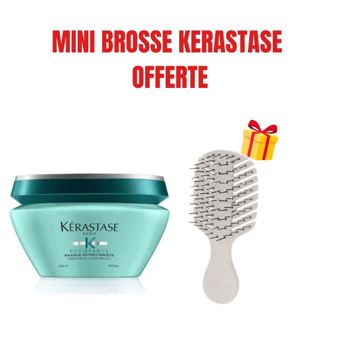 KERASTASE OFFRE RESISTANCE MASQUE EXTENTIONISTE200ML + MINI BROSSE OFFERTE