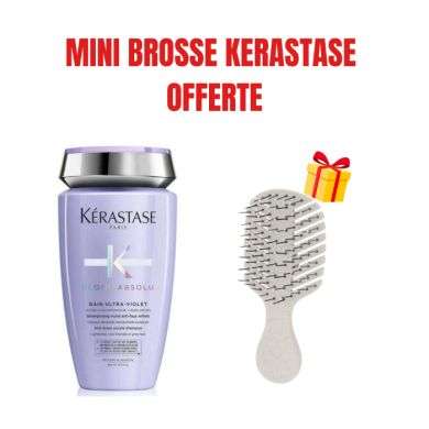 KERASTASE OFFRE BLOND ABSOLU BAIN ULTRA VIOLET 250ML + MINI BROSSE OFFERTE