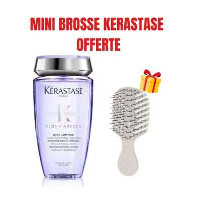 KERASTASE OFFRE BLOND ABSOLU BAIN LUMIERE SHAMPOING 250 ML + MINI BROSSE OFFERTE