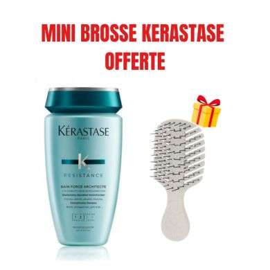 KERASTASE OFFRE RESISTANCE BAIN FORCE ARCHITECTE 250ML + MINI BROSSE OFFERTE