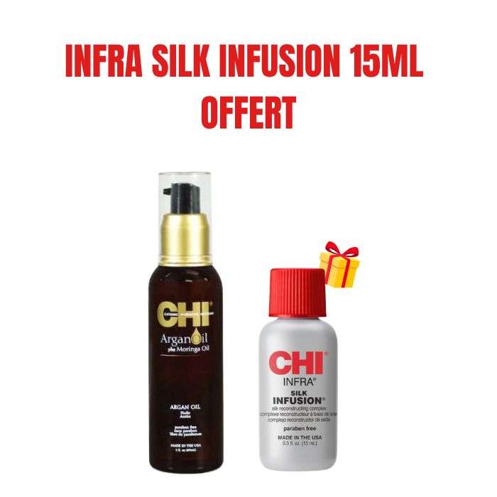 CHI ARGAN OIL ET MORINGA HUILE CHEVEUX 89 ML