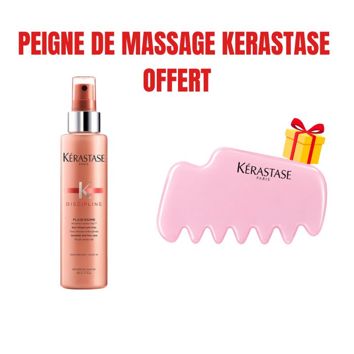 KERASTASE OFFRE DISCIPLINE FLUIDISSIME SPRAY 150ML + PEIGNE DE MASSAGE OFFERT