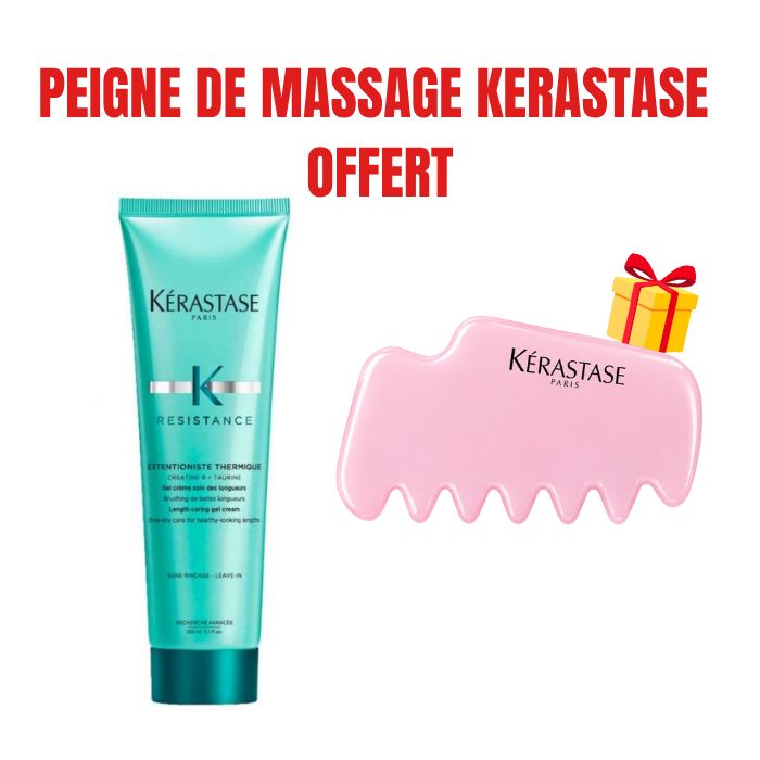 KERASTASE OFFRE RESISTANCE EXTENSIONISTE THERMIQUE 150 ML + PEIGNE DE MASSAGE OFFERT