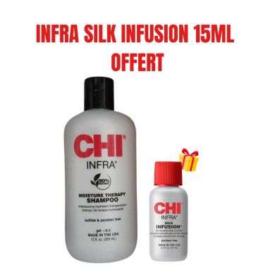 CHI OFFRE INFRA MOISTURE THERAPY SHAMPOO 355 ML + INFRA INFUSION 15 ML OFFERT