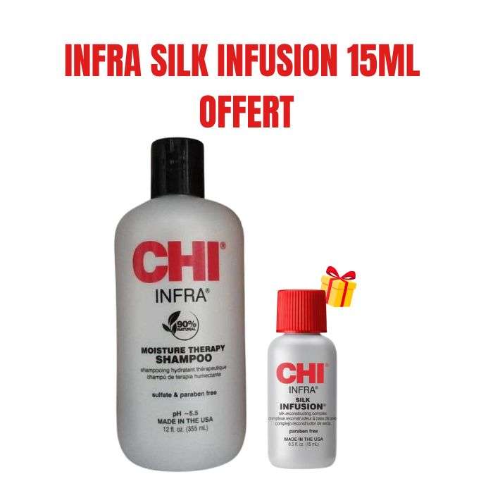 CHI OFFRE INFRA MOISTURE THERAPY SHAMPOO 355 ML + INFRA INFUSION 15 ML OFFERT