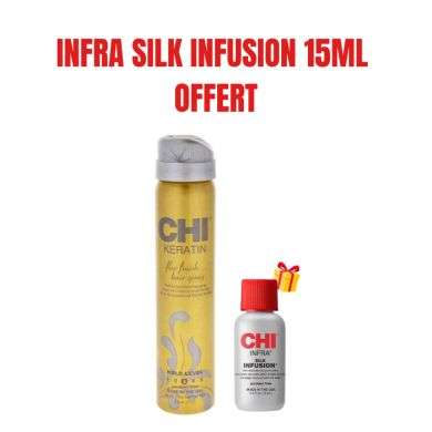 CHI OFFRE KERATIN FLEX FINISH HAIR SPRAY HOLD 74 G + INFRA SILK INFUSION 15 ML OFFERT