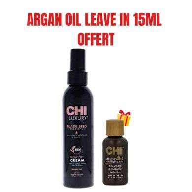 CHI OFFRE LUXURY BLACK SEED OIL CREME 177ML + ARGAN OIL LEAVE IN TREATMENT 15 ML OFFERT