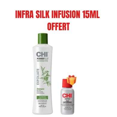 CHI POWER PLUS EXFOLIATE SHAMPOING NETTOYANT QUOTIDIEN 355ML