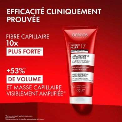 DERCOS COLLAGEN FILLER 17 SHAMPOOING ULTRA REPARATEUR 200 ML