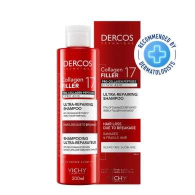 DERCOS COLLAGEN FILLER 17 SHAMPOOING ULTRA REPARATEUR 200 ML