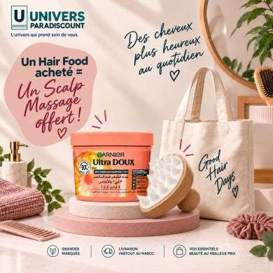 GARNIER ULTRA DOUX HAIR FOOD 3 EN 1 ANANAS 390 ML