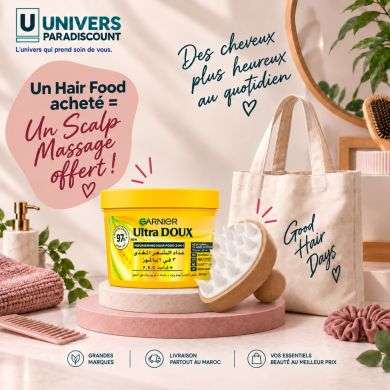 GARNIER ULTRA DOUX HAIR FOOD 3 EN 1 BANANE 390 ML