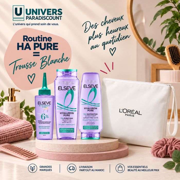 ELSEVE PACK HYALURON PURE + TROUSSE BLANCHE OFFERTE