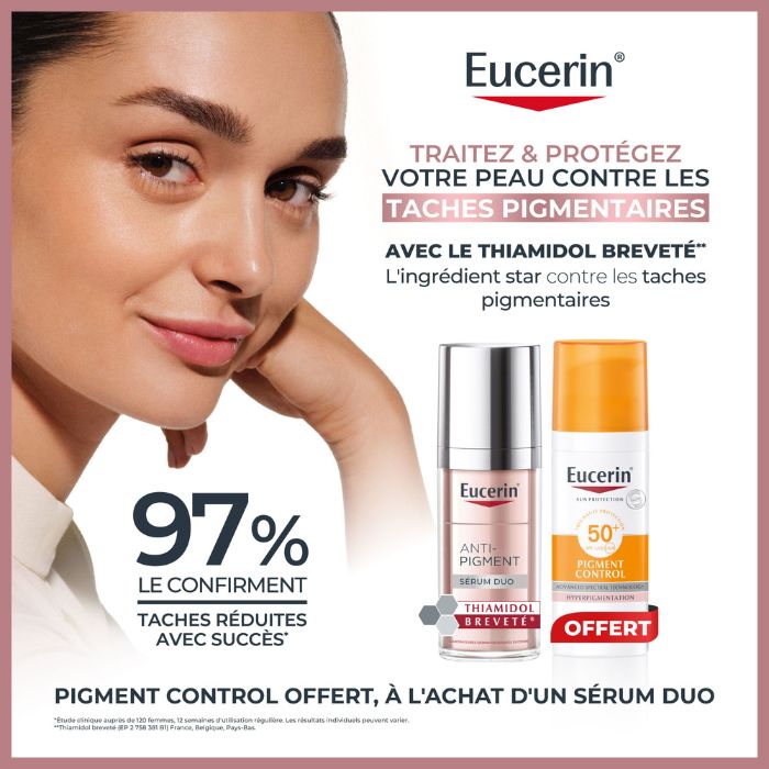 EUCERIN OFFRE ANTI PIGMENT SERUM DUO 30 ML + PIGMENT CONTROL SPF 50+ 50 ML OFFERT