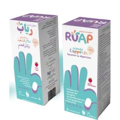 RUAP SIROP APPETIT ET DIGESTION GOUT FRANBOISE 120 ML