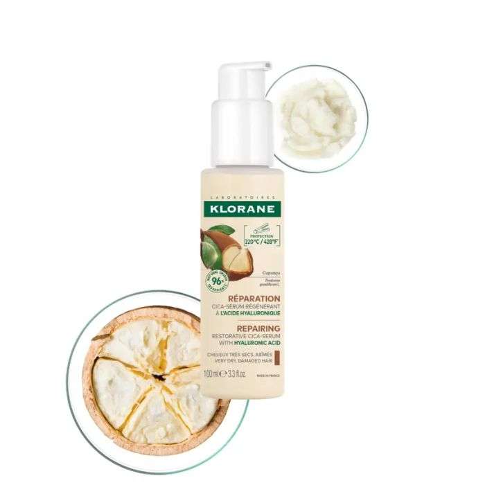 KLORANE REPARATION CICA SERUM REGENERANT AU CUPUACU BIO 100 ML