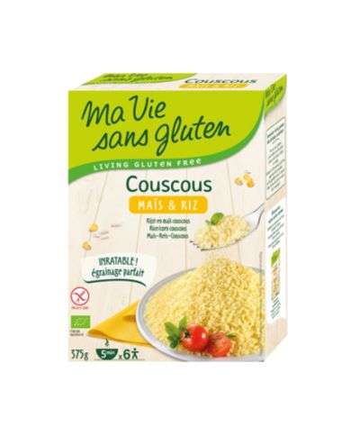 MA VIE SANS GLUTEN COUSCOUS MAIS ET RIZ 375 G