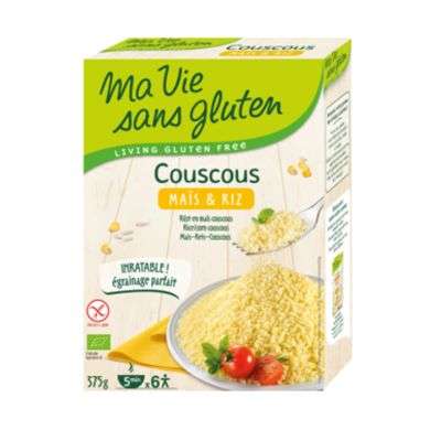 MA VIE SANS GLUTEN COUSCOUS MAIS ET RIZ 375 G