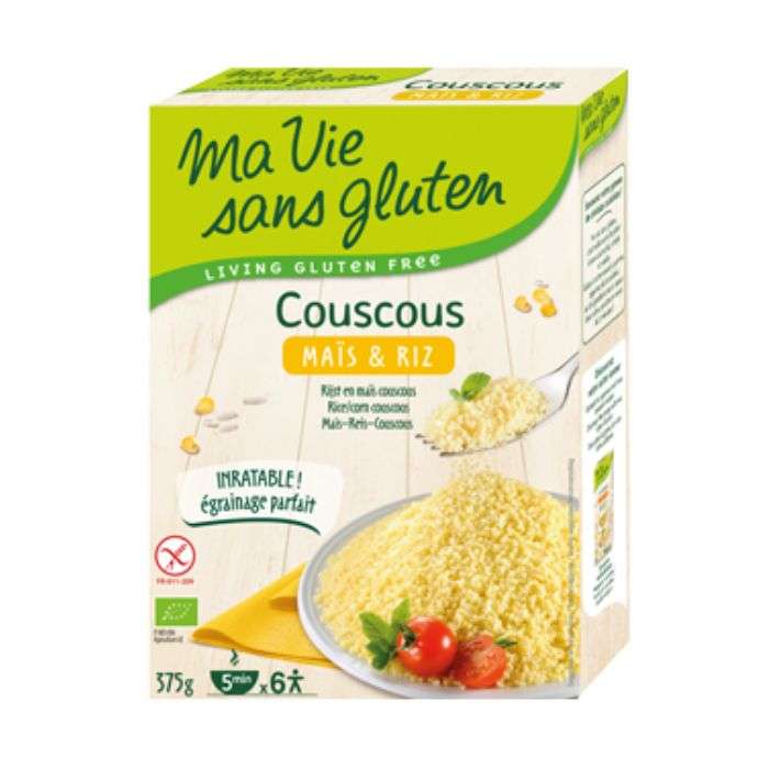 MA VIE SANS GLUTEN COUSCOUS MAIS ET RIZ 375 G