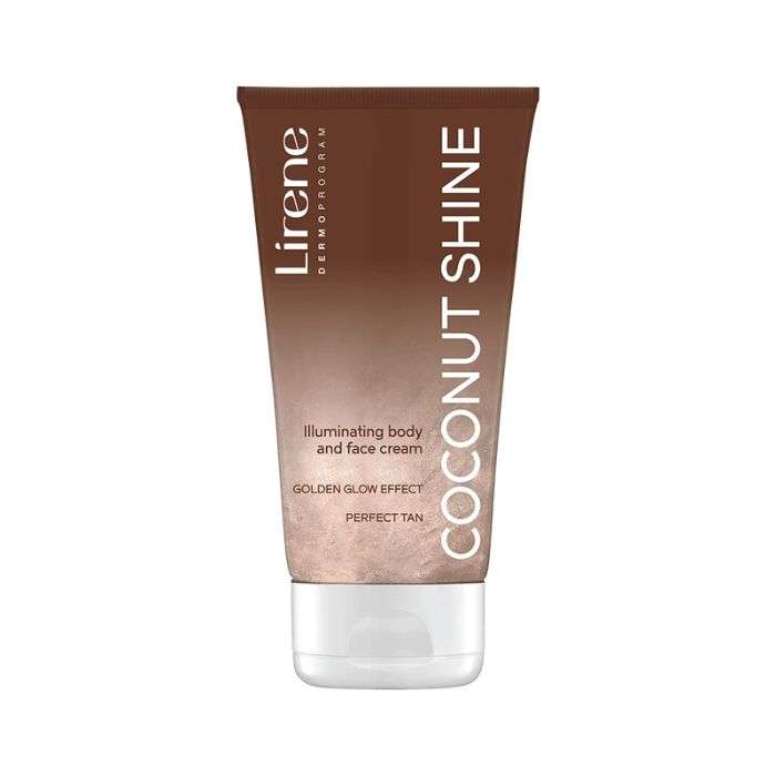 LIRENE PERFECT TAN COCONUT SHINE ILLUMINATING FACE AND BODY CREAM 150 ML