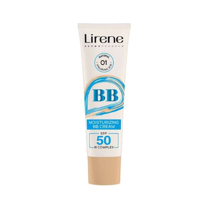 LIRENE MOISTURIZING BB CREAM SPF 50 IR COMPLEX 30 ML NATURAL 01