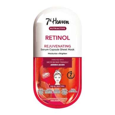 7TH HEAVEN RETINOL 5% ACTIVE COMPLEXE ADVANCED SERUM SHEET MASK