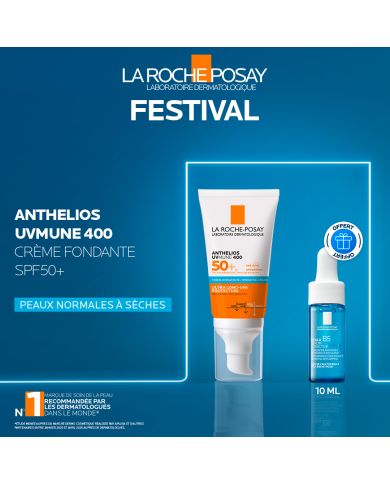 LA ROCHE POSAY OFFRE WEB ANTHELIOS UVMUNE 400 CREME HYDRATANTE SPF 50+ INVISIBLE 50 ML + HYALU SERUM 10ML OFFERT