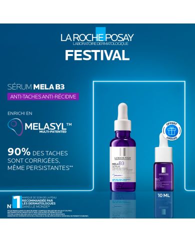 LA ROCHE POSAY OFFRE MELA B3 SERUM CONCENTRE 30 ML + SERUM MELA B3 10ML OFFERT