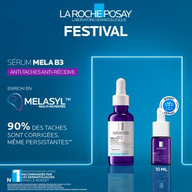 LA ROCHE POSAY OFFRE MELA B3 SERUM CONCENTRE 30 ML + SERUM MELA B3 10ML OFFERT