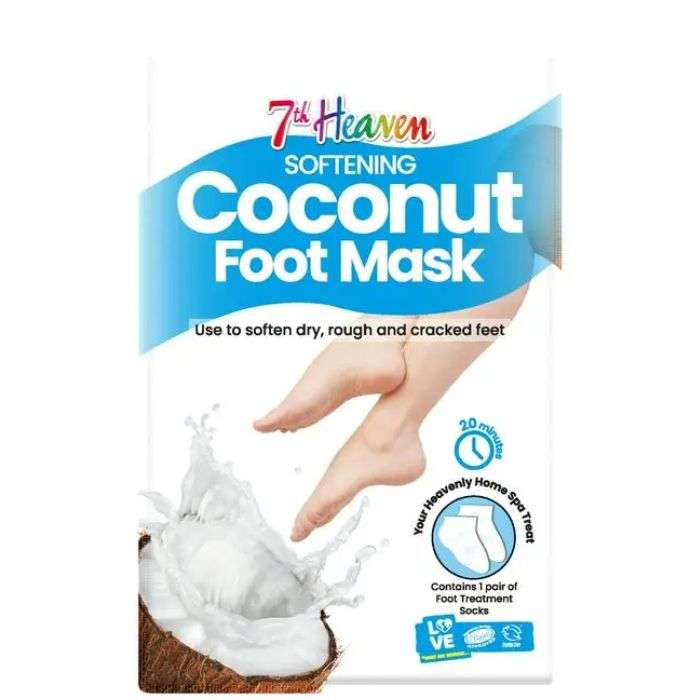 7TH HEAVEN SOFTENING COCONUT FOOT MASK