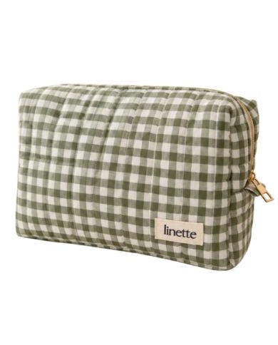 LINETTE TROUSSE VICHY LARGE VERT SAUGE
