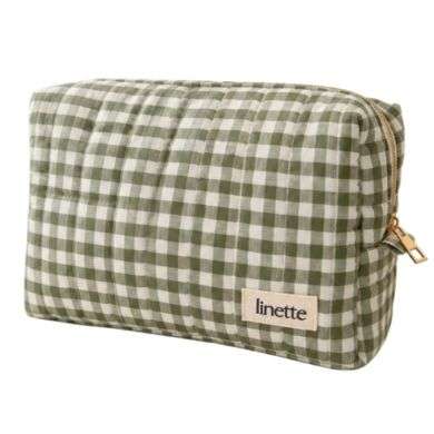 LINETTE TROUSSE VICHY LARGE VERT SAUGE